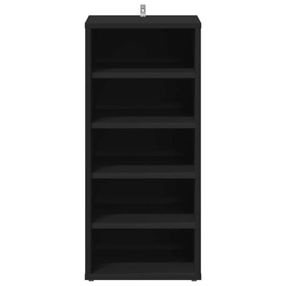 vidaXL Shoe cabinets 31.5 x 35 x 70 cm Black 5 pairs of shoes
