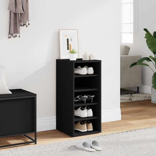 vidaXL Shoe cabinets 31.5 x 35 x 70 cm Black 5 pairs of shoes