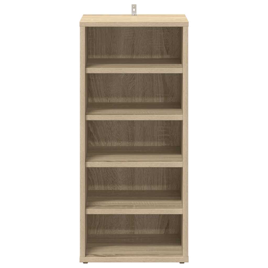 vidaXL Shoe Cabinets 2 pcs Sonoma Oak 31.5x35x70 cm Engineered Wood