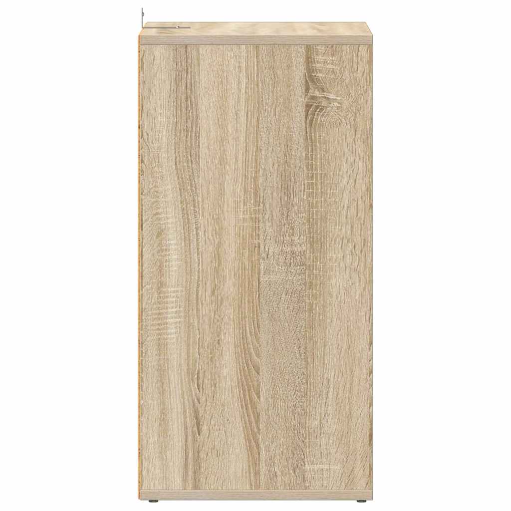 vidaXL Shoe Cabinets 2 pcs Sonoma Oak 31.5x35x70 cm Engineered Wood
