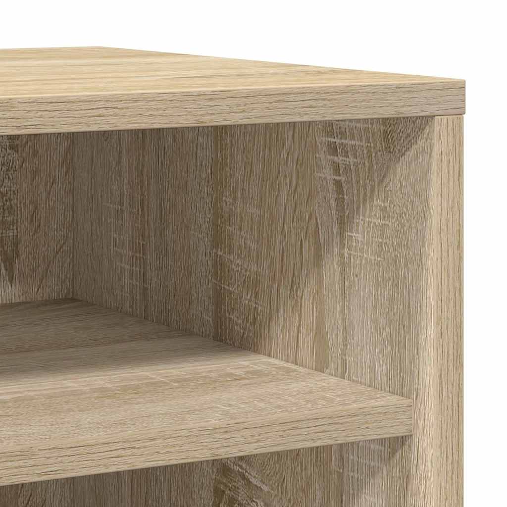 vidaXL Shoe Cabinets 2 pcs Sonoma Oak 31.5x35x70 cm Engineered Wood