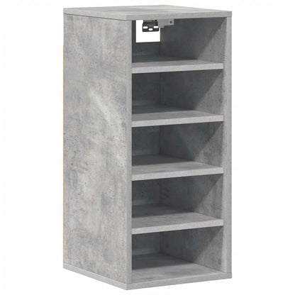 vidaXL Shoe cabinets 31.5 x 35 x 70 cm Concrete Grey 5 compartments
