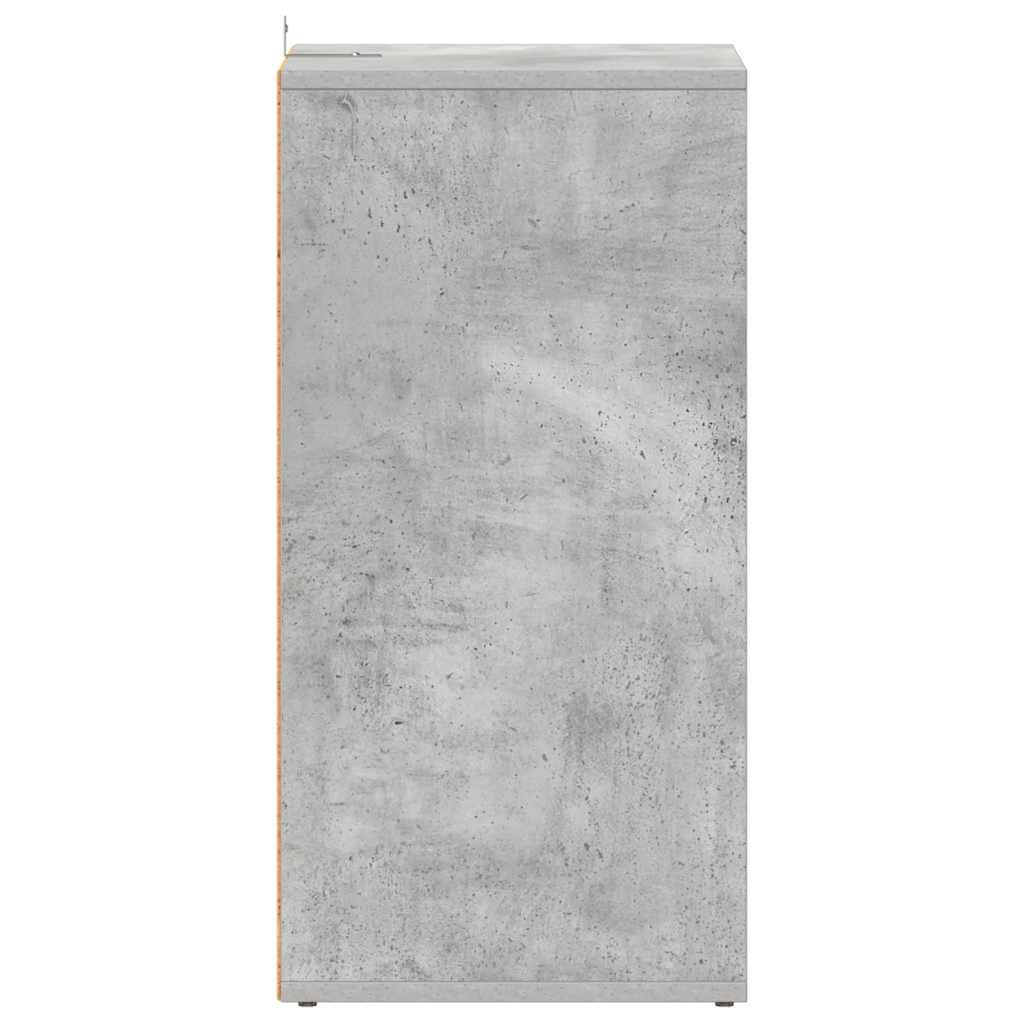 vidaXL Shoe cabinets 31.5 x 35 x 70 cm Concrete Grey 5 compartments