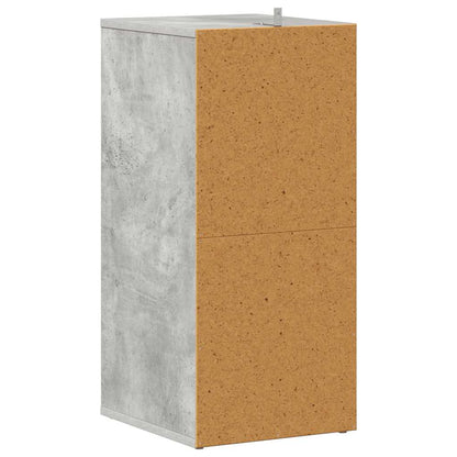 vidaXL Shoe cabinets 31.5 x 35 x 70 cm Concrete Grey 5 compartments