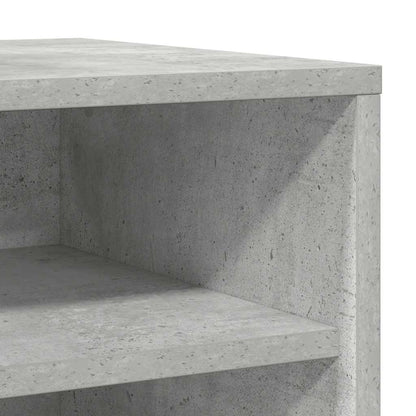 vidaXL Shoe cabinets 31.5 x 35 x 70 cm Concrete Grey 5 compartments