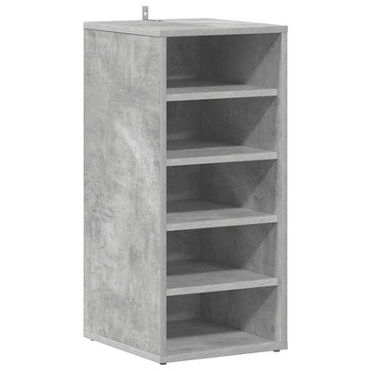 vidaXL Shoe Cabinets 2 pcs Concrete Grey 31.5x35x70 cm Engineered Wood