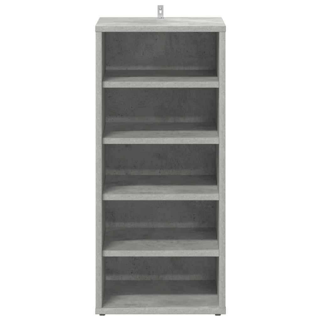 vidaXL Shoe Cabinets 2 pcs Concrete Grey 31.5x35x70 cm Engineered Wood