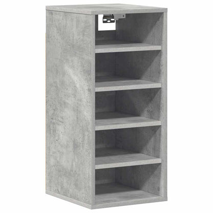 vidaXL Shoe Cabinets 2 pcs Concrete Grey 31.5x35x70 cm Engineered Wood