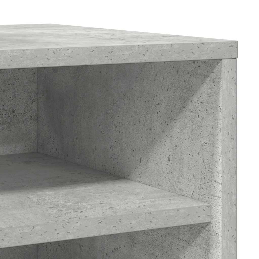 vidaXL Shoe Cabinets 2 pcs Concrete Grey 31.5x35x70 cm Engineered Wood
