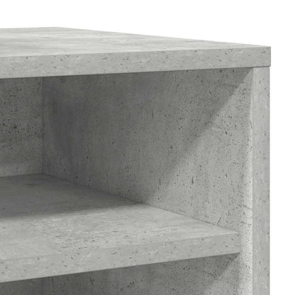 vidaXL Shoe Cabinets 2 pcs Concrete Grey 31.5x35x70 cm Engineered Wood