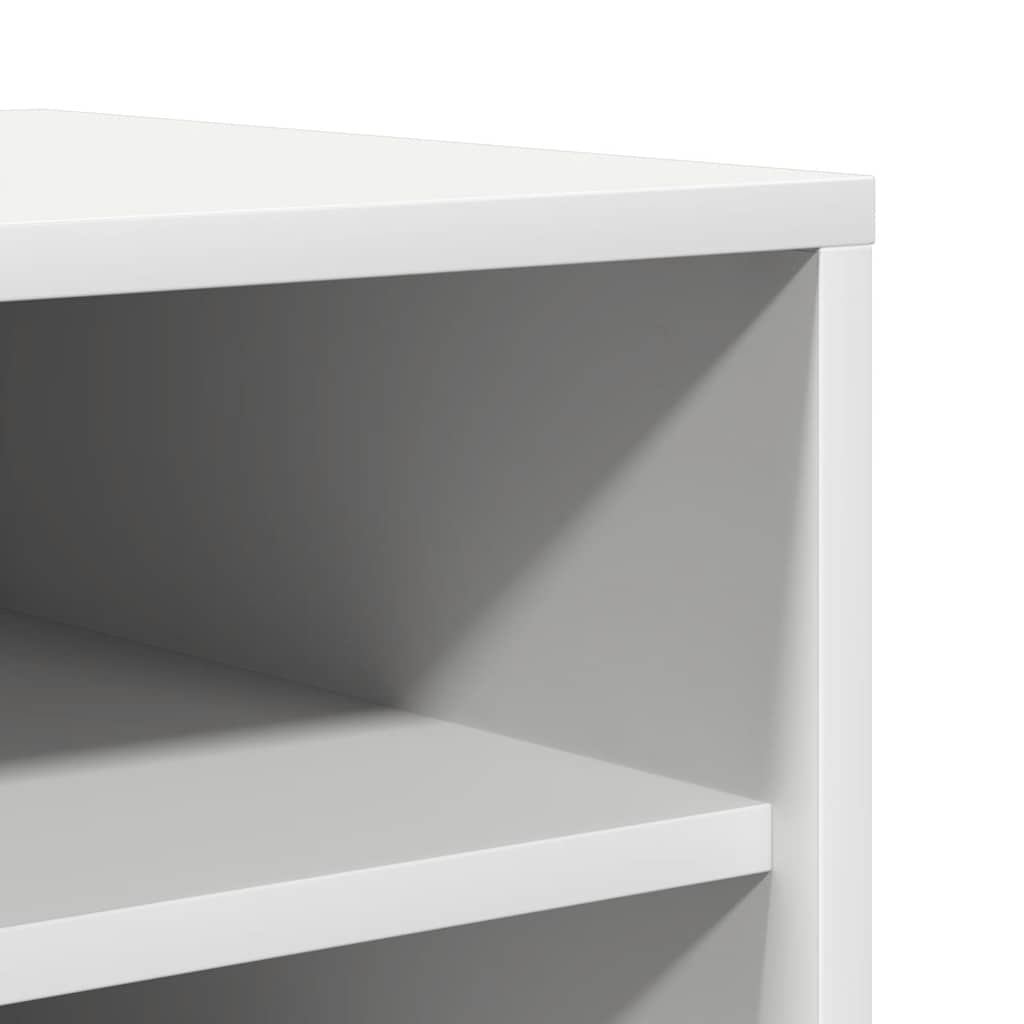 vidaXL Shoe cabinets 31.5 x 35 x 90 cm White 6 compartments