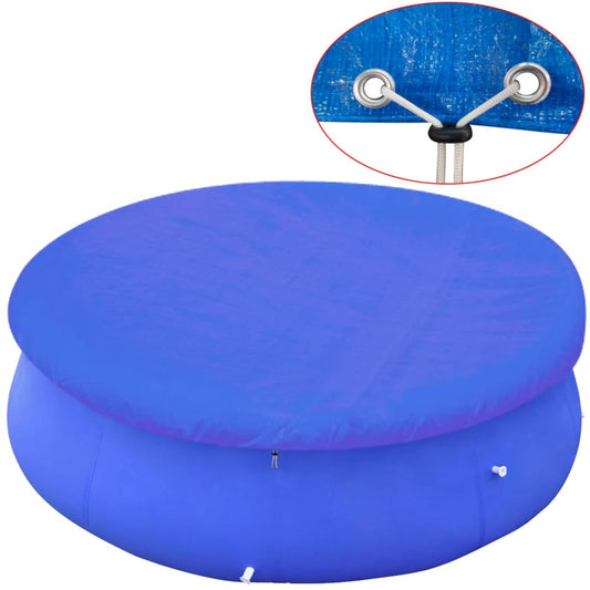 vidaXL Pool Covers 2 pcs for 360-367 cm Round Above-Ground Pools