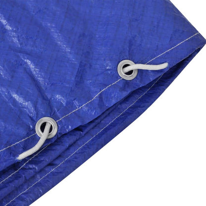 vidaXL Pool Cover | Set of 2 | Dark blue | Polyethylene