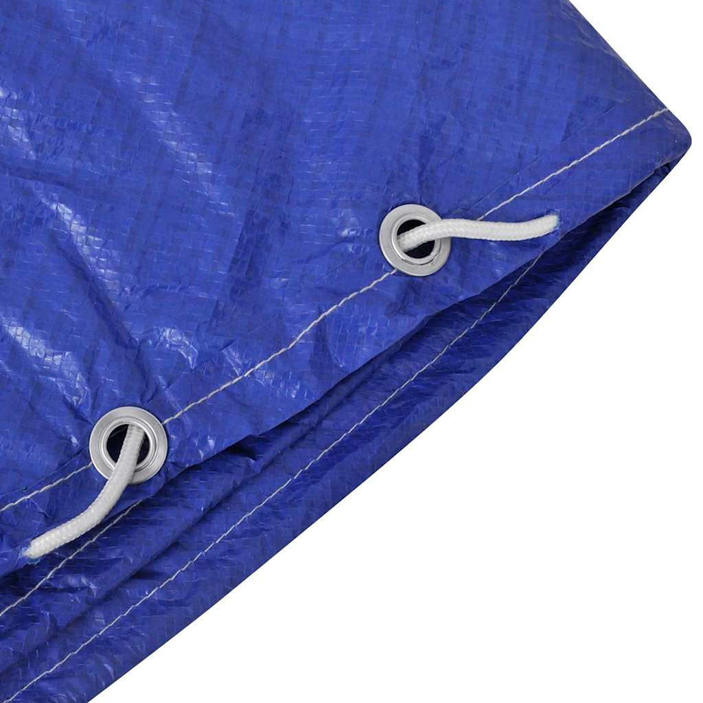 vidaXL Pool Covers 2 pcs PE Round 540 cm 90 g/m²