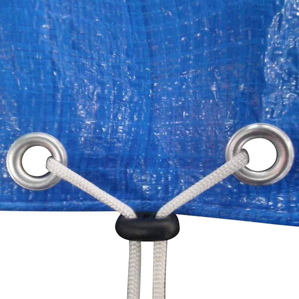 vidaXL Pool Covers 2 pcs PE Round 540 cm 90 g/m²