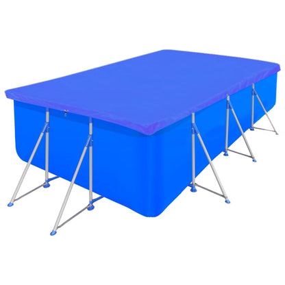 vidaXL Pool Cover | Set of 2 | Dark Blue | Polyethylene | Large | Durable