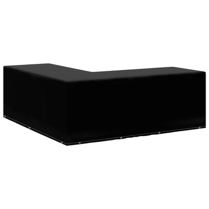 vidaXL Garden Furniture Covers 2 pcs L-Shaped 12 Eyelets 250x250x90 cm