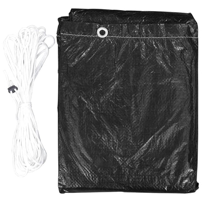 vidaXL Garden Furniture Covers 2 pcs 6 Eyelets for Gas BBQs 180x80x125 cm