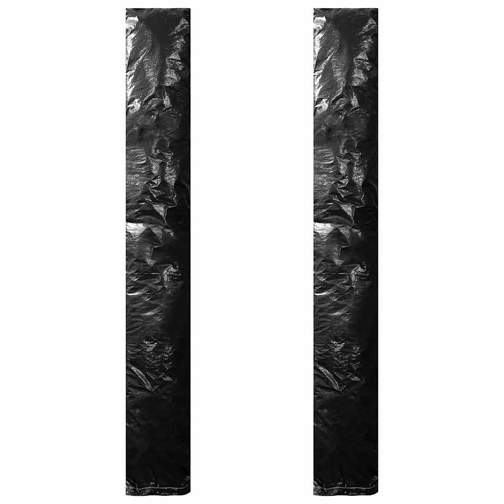 vidaXL Umbrella Covers 2 pcs with Zipper PE 200 cm