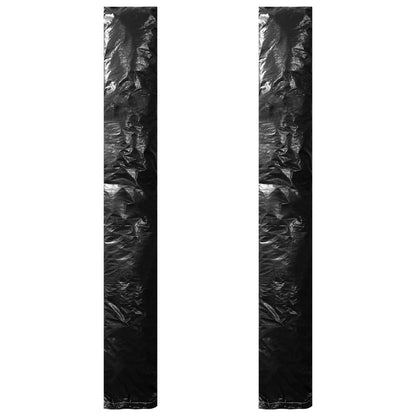 vidaXL Umbrella Covers 2 pcs with Zipper PE 250 cm