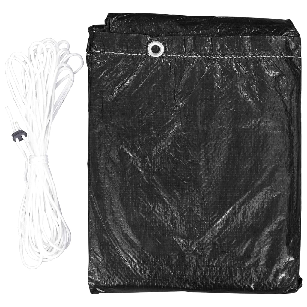 vidaXL Garden Furniture Covers 2 pcs 6 Eyelets 160x80x75 cm