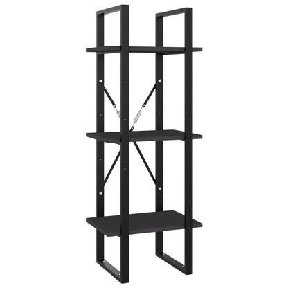 vidaXL 5-Tier Book Cabinet Grey 40x30x175 cm Engineered Wood