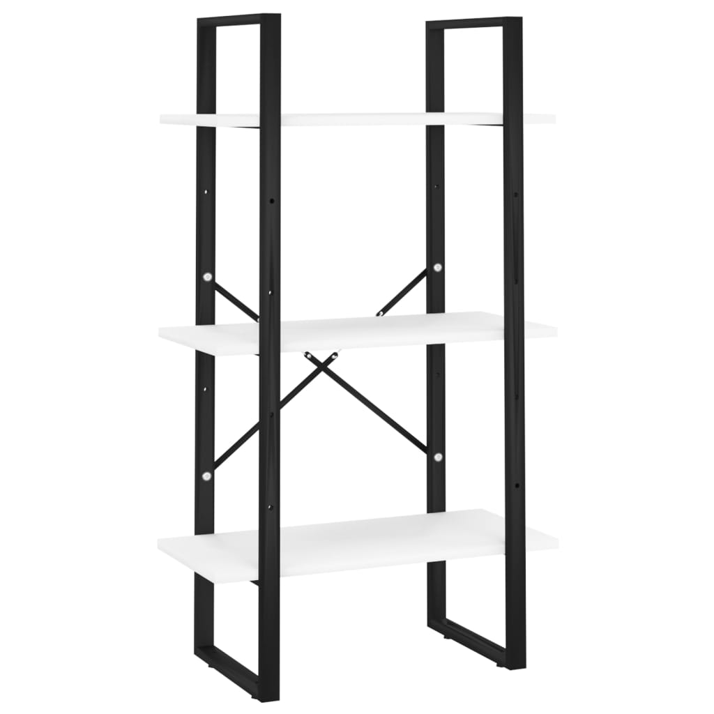 vidaXL 5-Tier Book Cabinet White 60x30x175 cm Engineered Wood