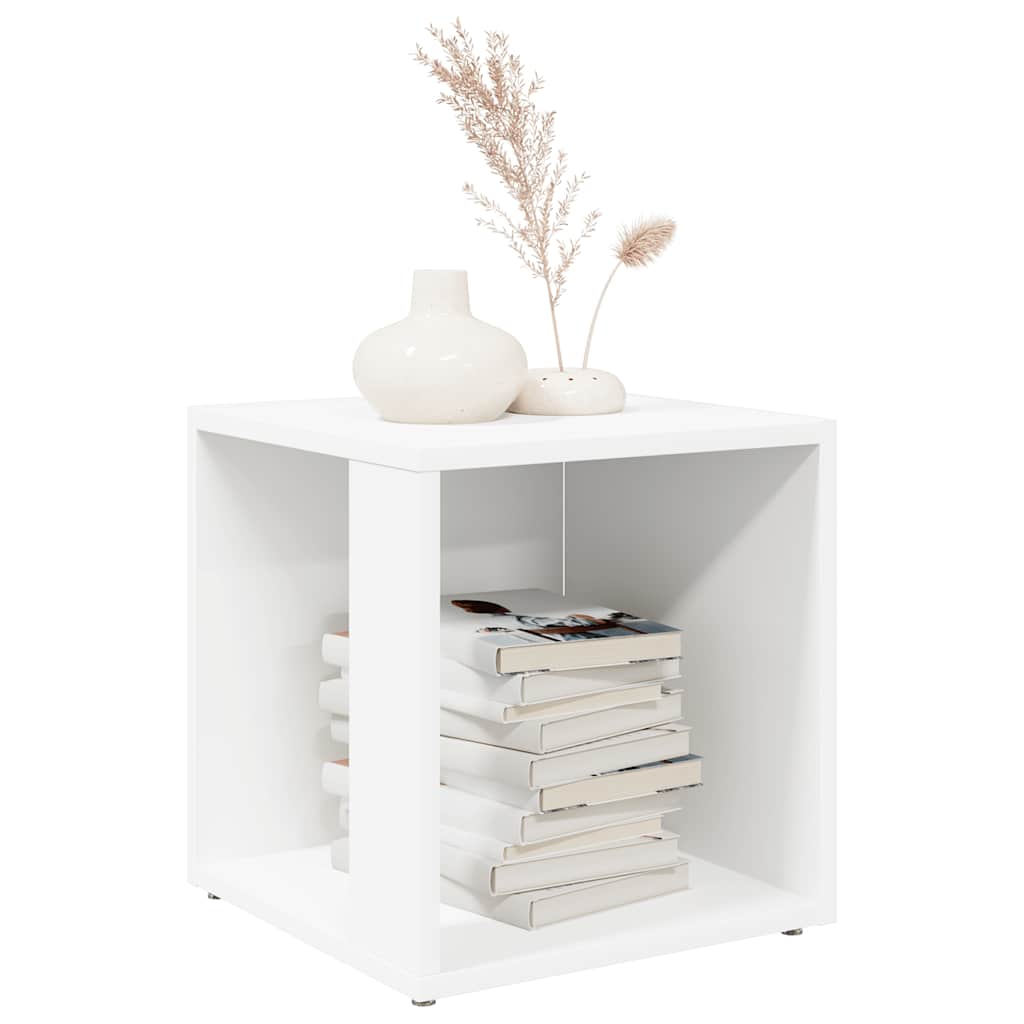 vidaXL Side Table White 33x33x34.5 cm Engineered Wood