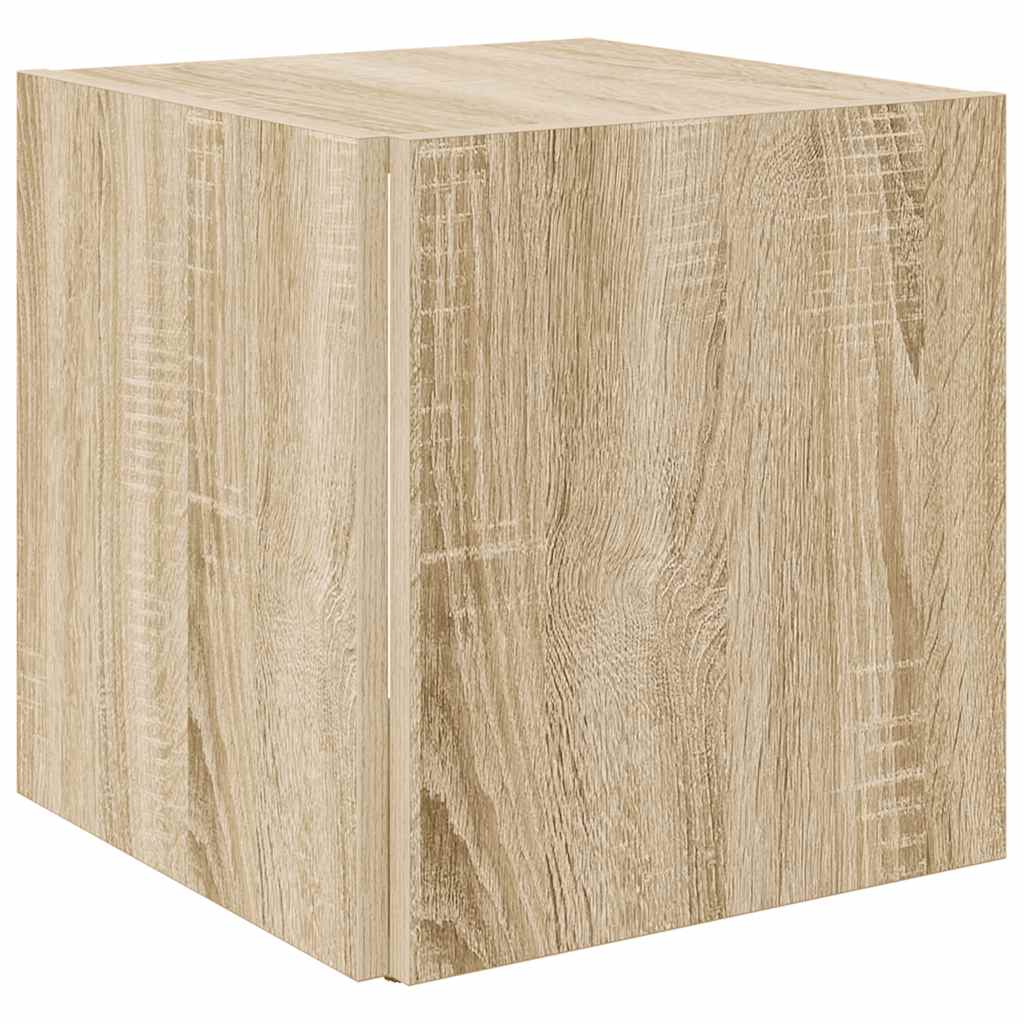 vidaXL Side Table Sonoma Oak 33x33x34.5 cm Engineered Wood