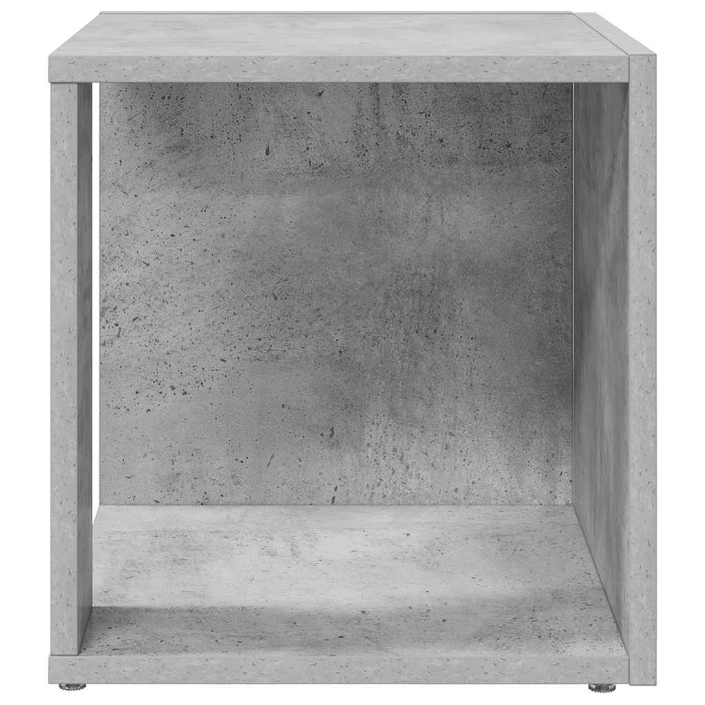 vidaXL Side Table Concrete Grey 33x33x34.5 cm Engineered Wood