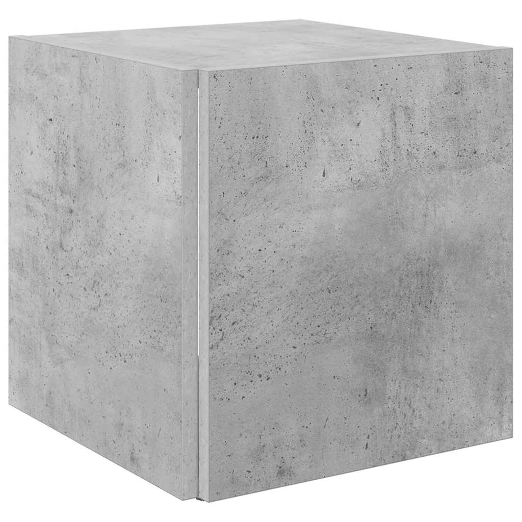 vidaXL Side Table Concrete Grey 33x33x34.5 cm Engineered Wood