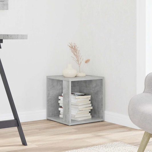 vidaXL Side Table Concrete Grey 33x33x34.5 cm Engineered Wood