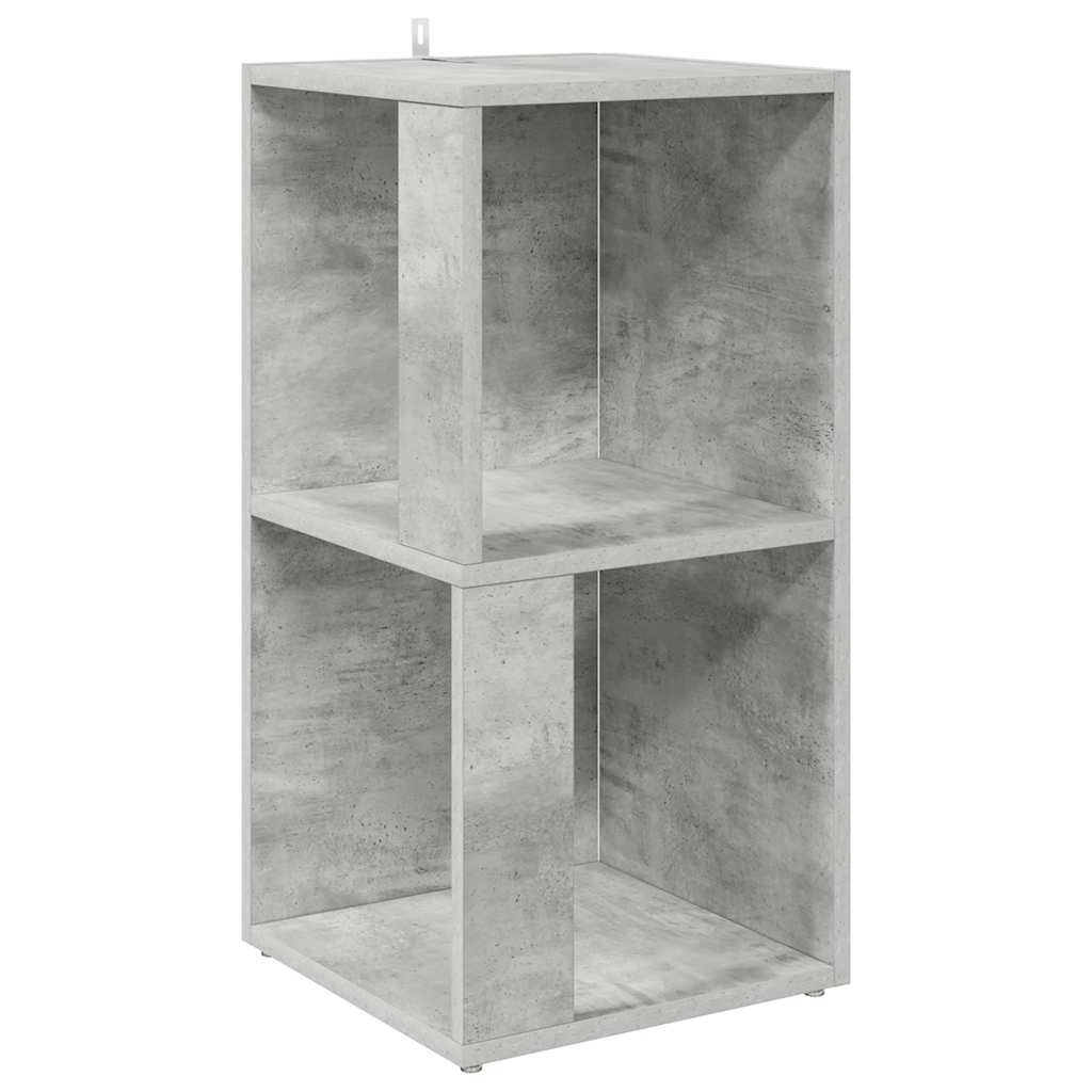 vidaXL Corner Cabinet Concrete Grey 33x33x67 cm Engineered Wood