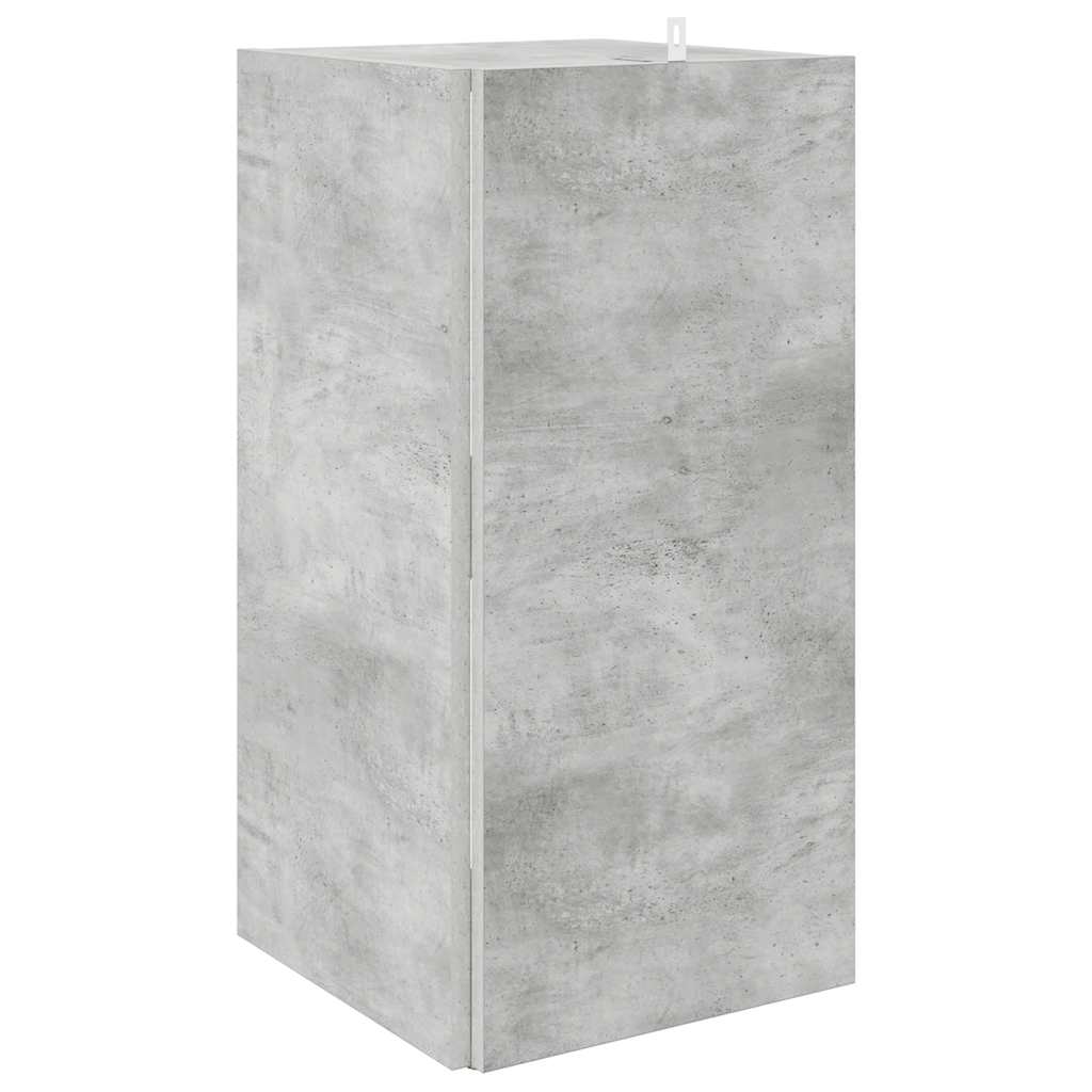 vidaXL Corner Cabinet Concrete Grey 33x33x67 cm Engineered Wood