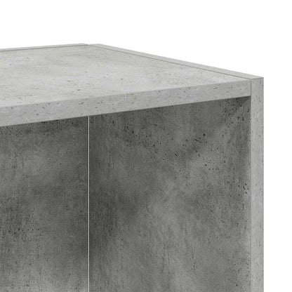 vidaXL Corner Cabinet Concrete Grey 33x33x67 cm Engineered Wood