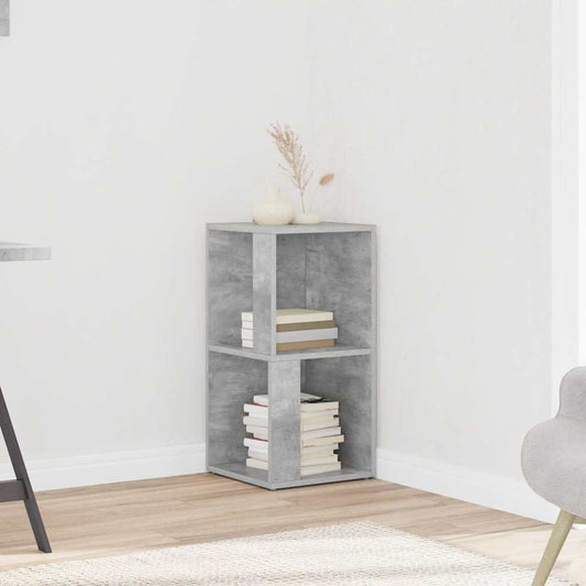 vidaXL Corner Cabinet Concrete Grey 33x33x67 cm Engineered Wood