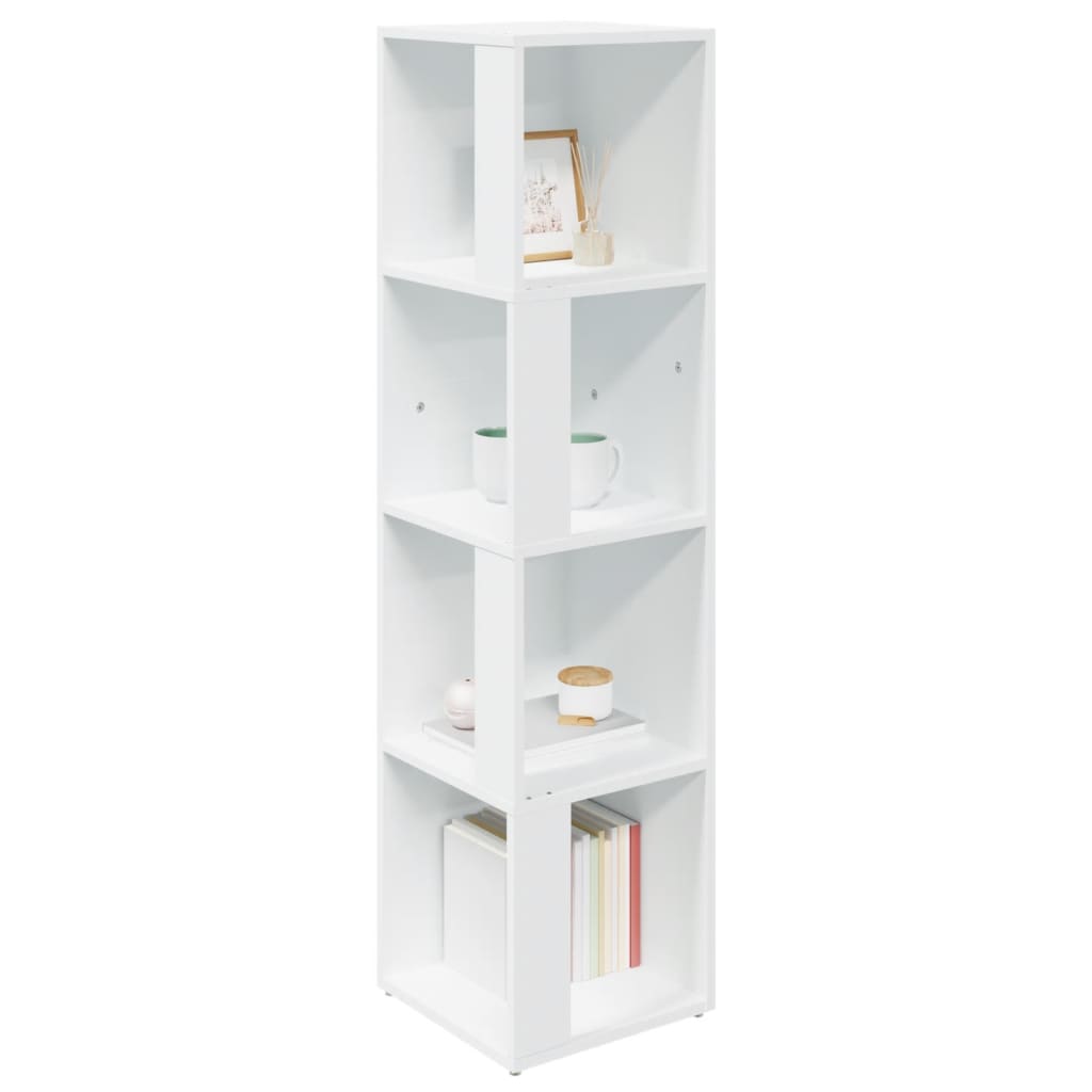 vidaXL Corner Cabinet White 33x33x132 cm Engineered Wood