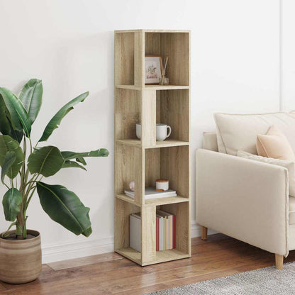vidaXL Corner Cabinet Sonoma Oak 33x33x132 cm Engineered Wood