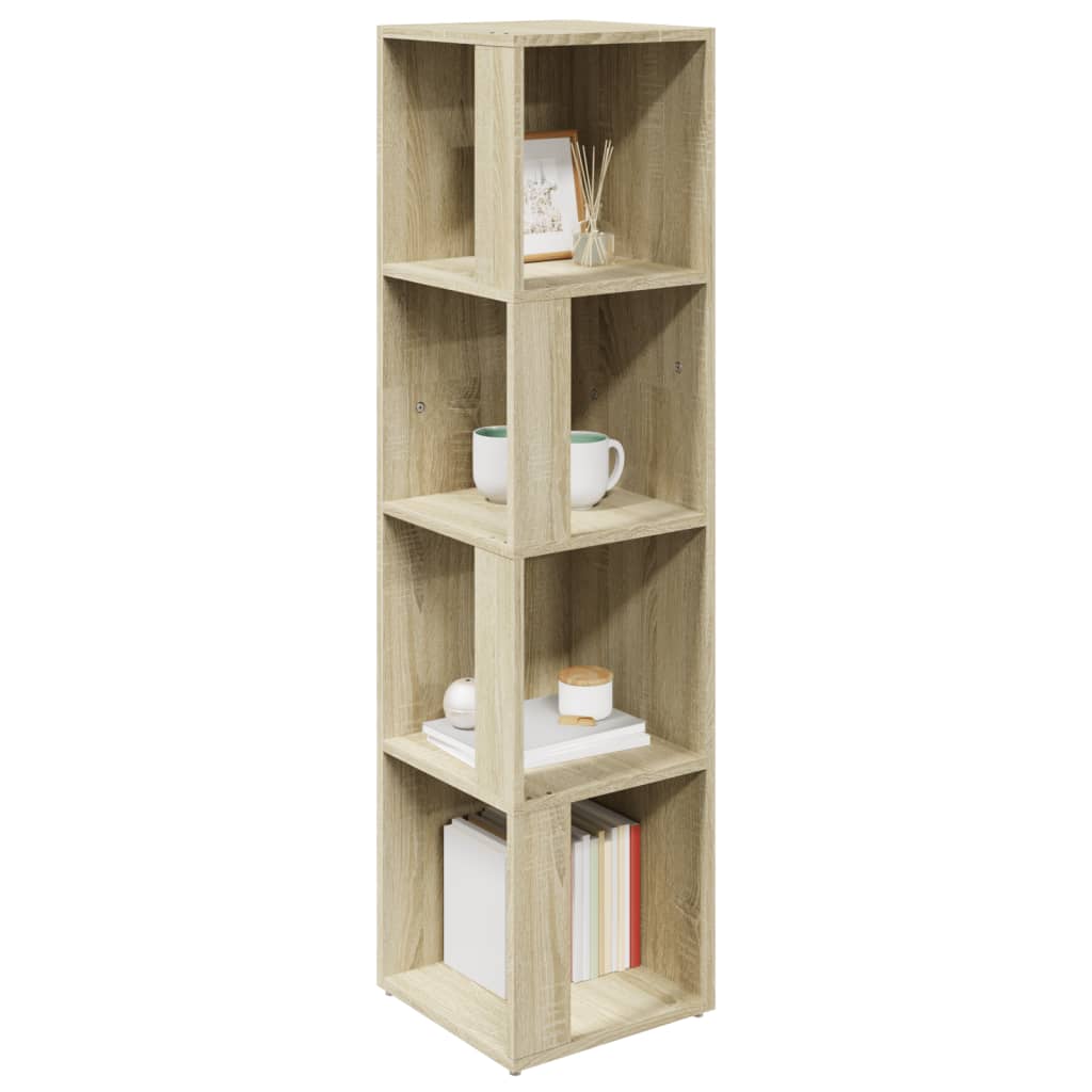 vidaXL Corner Cabinet Sonoma Oak 33x33x132 cm Engineered Wood