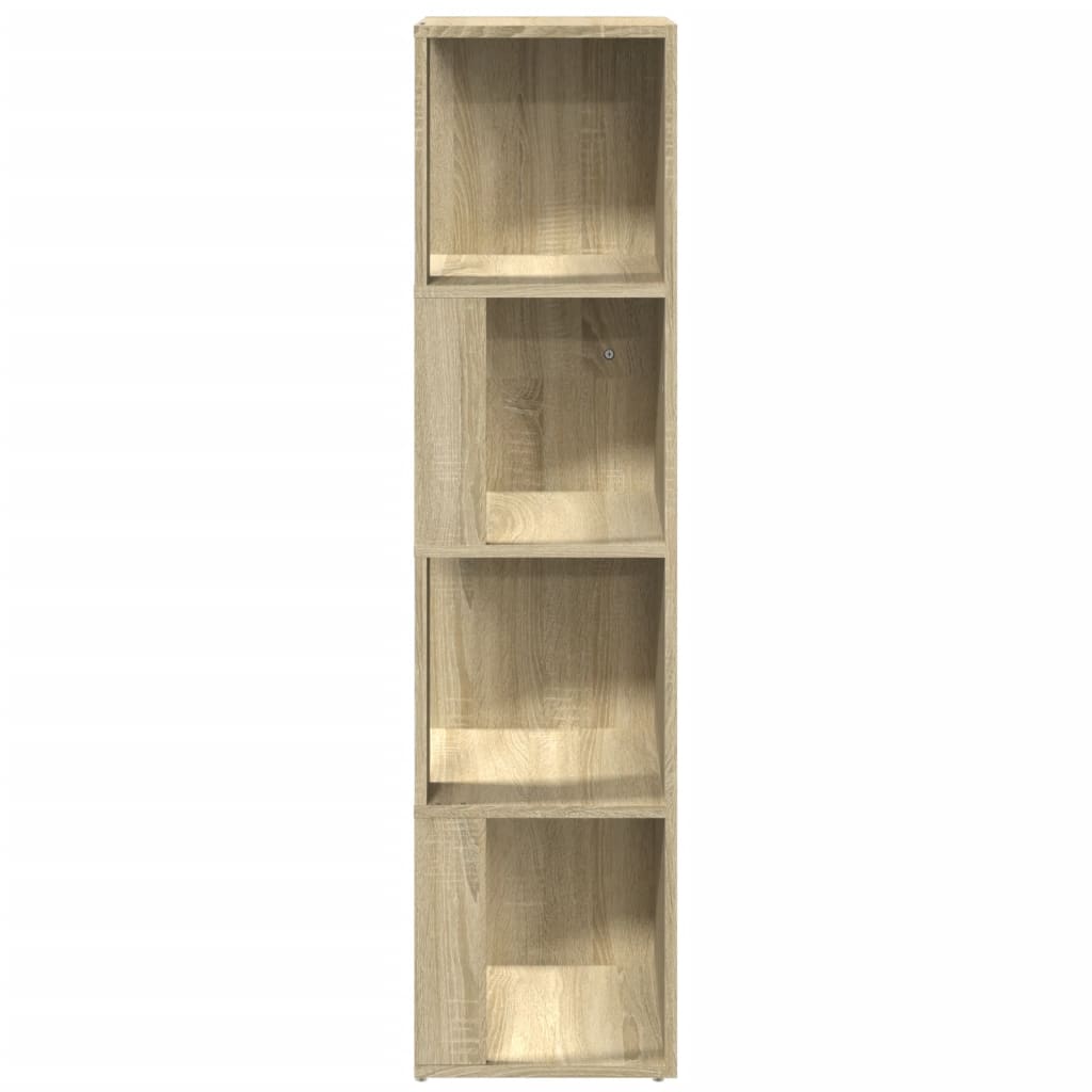 vidaXL Corner Cabinet Sonoma Oak 33x33x132 cm Engineered Wood