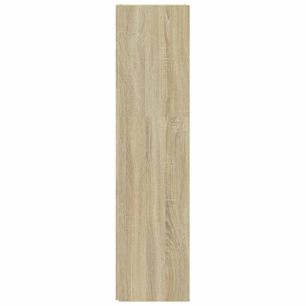 vidaXL Corner Cabinet Sonoma Oak 33x33x132 cm Engineered Wood