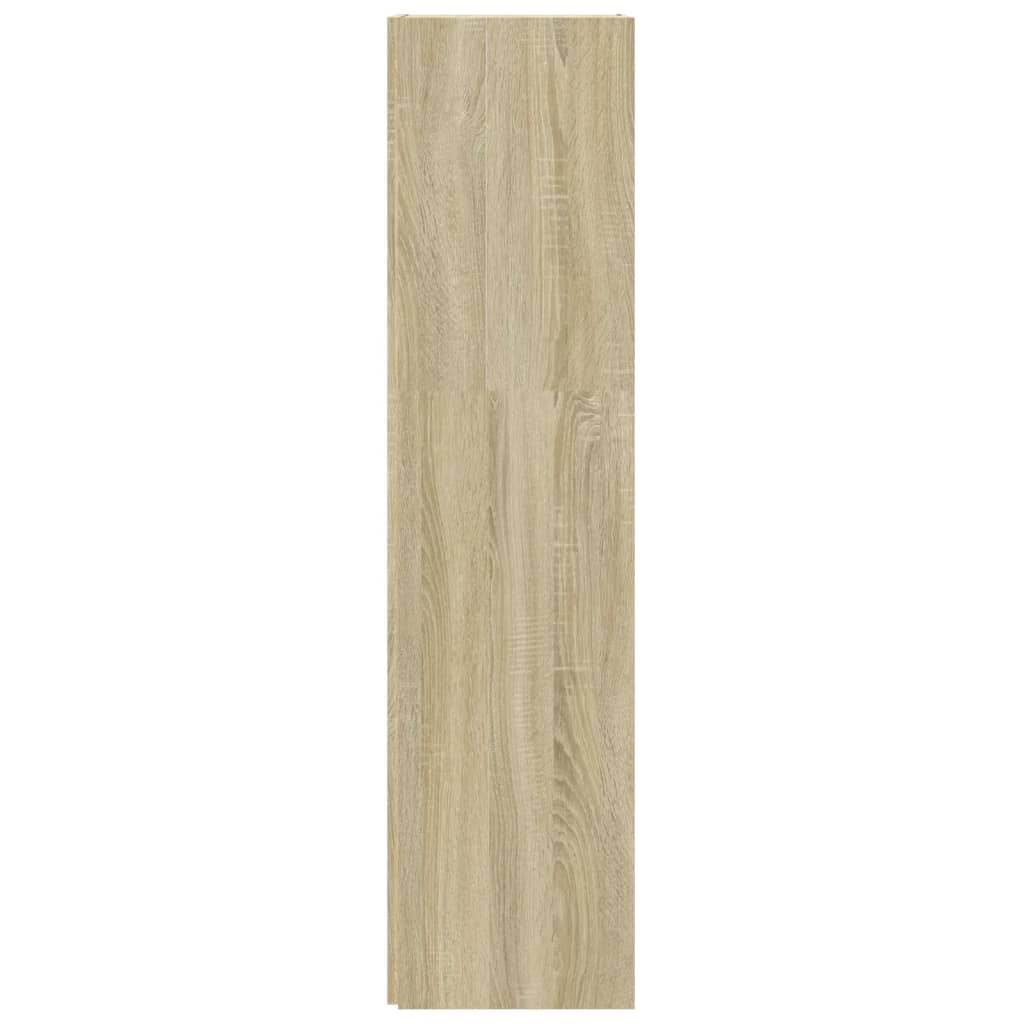 vidaXL Corner Cabinet Sonoma Oak 33x33x132 cm Engineered Wood