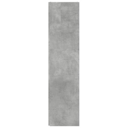 vidaXL Corner Cabinet Concrete Grey 33x33x132 cm Engineered Wood