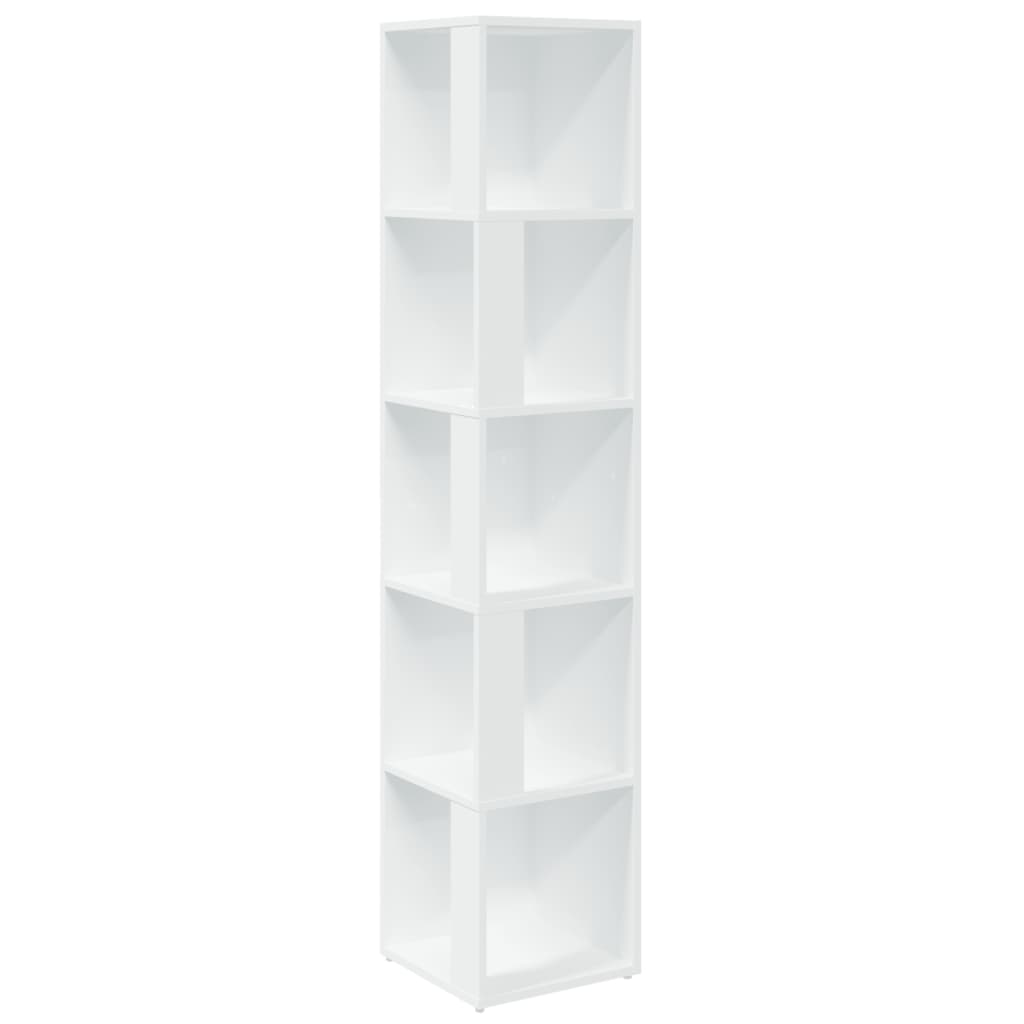 vidaXL Corner Cabinet White 33x33x164.5 cm Engineered Wood