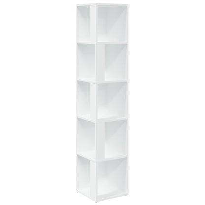 vidaXL Corner Cabinet White 33x33x164.5 cm Engineered Wood