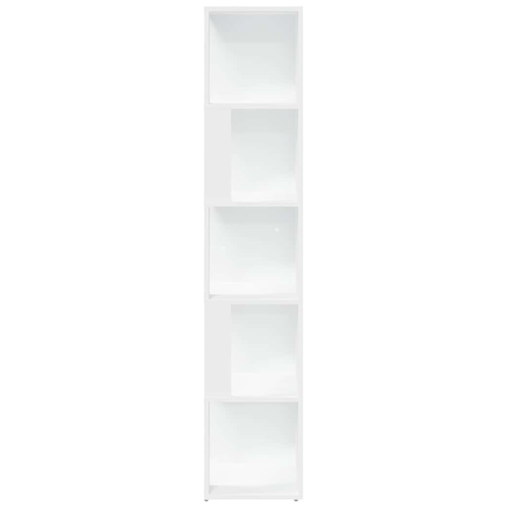 vidaXL Corner Cabinet White 33x33x164.5 cm Engineered Wood