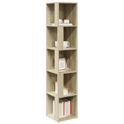 vidaXL Corner Cabinet Sonoma Oak 33x33x164.5 cm Engineered Wood