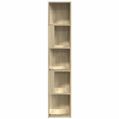 vidaXL Corner Cabinet Sonoma Oak 33x33x164.5 cm Engineered Wood