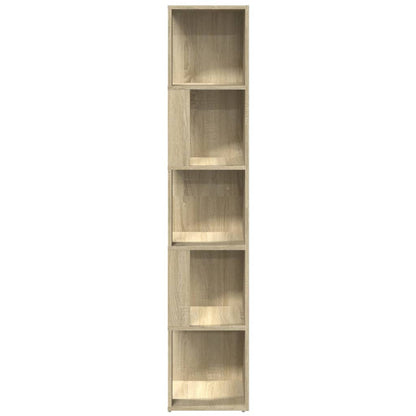 vidaXL Corner Cabinet Sonoma Oak 33x33x164.5 cm Engineered Wood