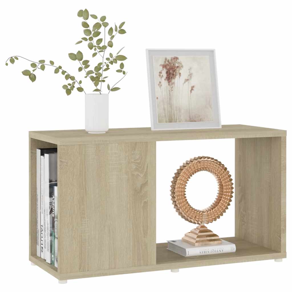 vidaXL TV Cabinet Sonoma Oak 60x24x32cm Engineered Wood